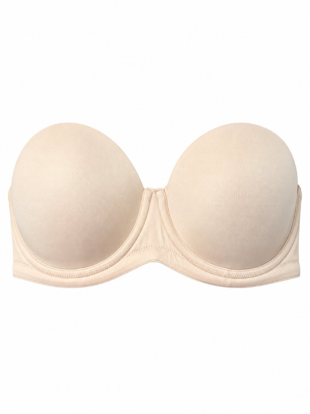 Wacoal 854119 Red Carpet Strapless Underwire Bra 34DDD Beige Full Coverage NWOT